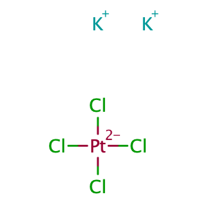 Potassium tetrachloroplatinate(II),CAS No. 10025-99-7.