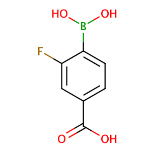 4-Carboxy-2-fluorophenylboronic acid,CAS No. 851335-07-4.