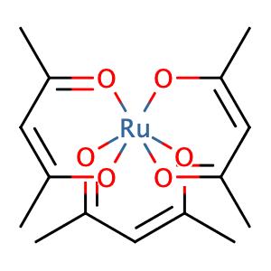 tris(2,4-pentanedionato)ruthenium(III),CAS No. 14284-93-6.