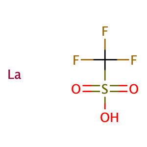 Lanthanum(III) trifluoromethanesulfonate,CAS No. 52093-26-2.