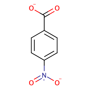p-nitrobenzoic acid dianion radical,CAS No. 34537-99-0.