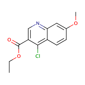 Ethyl 4-chloro-7-methoxy-3-quinolinecarboxylate,CAS No. 77156-85-5.