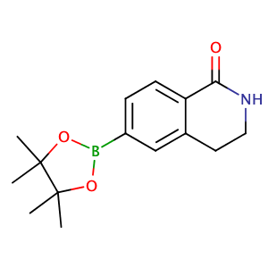 6-(4,4,5,5-tetramethyl-1,3,2-dioxaboralan-2-yl)-3,4-dihydro-2H-isoquinolin-1-one,CAS No. 376584-30-4.