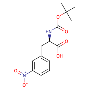 Boc-3-Nitro-D-phenylalanine,CAS No. 158741-21-0.