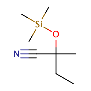 2-methyl-2-[(trimethylsilyl)oxy]butanenitrile,CAS No. 25438-34-0.