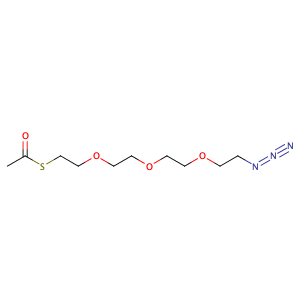 1-azido-3,6,9-trioxa-12-thiatetradecan-13-one,CAS No. 1310827-26-9.