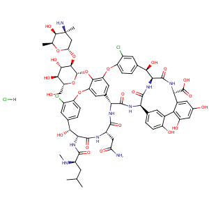 Vancomycin hydrochloride,CAS No. 1404-93-9.