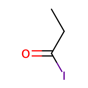 propanoyl iodide,CAS No. 598-40-3.
