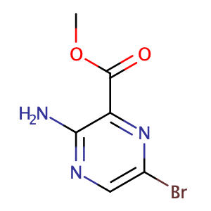 Methyl 3-amino-6-bromopyrazine-2-carboxylate,CAS No. 6966-01-4.