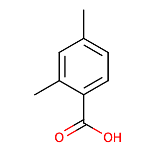 2,4-Dimethylbenzoic acid,CAS No. 611-01-8.