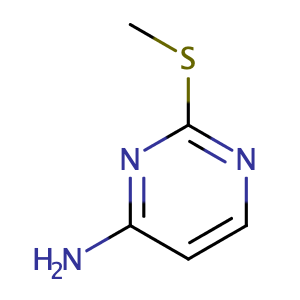 4-Amino-2-methylthiopyrimidine,CAS No. 2183-66-6.