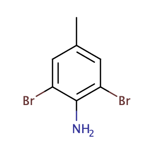 2,6-Dibromo-4-methylaniline,CAS No. 6968-24-7.