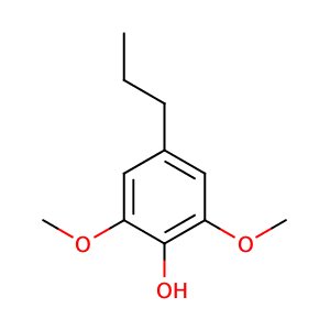 Phenol, 2,6-dimethoxy-4-propyl-,CAS No. 6766-82-1.