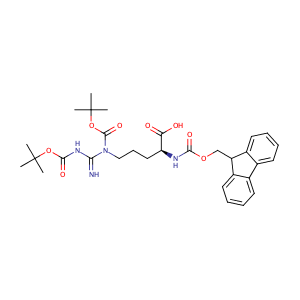 N-Fmoc-N',N''-diBoc-L-arginine,CAS No. 143824-77-5.