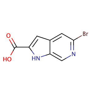 5-Bromo-1H-pyrrolo[2,3-c]pyridine-2-carboxylic acid,CAS No. 800401-71-2.