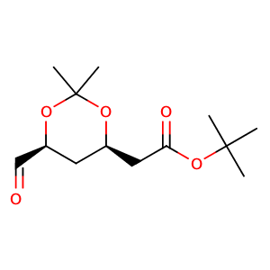 tert-Butyl (4R-cis)-6-formaldehydel-2,2-dimethyl-1,3-dioxane-4-acetate,CAS No. 124752-23-4.