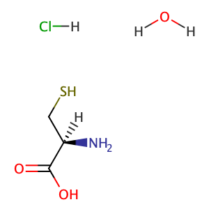 D-cysteine hydrochloride monohydrate,CAS No. 207121-46-8.