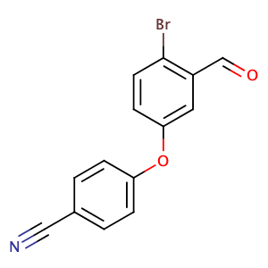 4-(4-bromo-3-formylphenoxy)benzonitrile,CAS No. 906673-54-9.