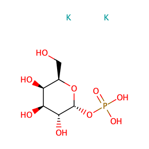 α-D-Galactopyranose, 1-(dihydrogen phosphate), potassium salt (1:2),CAS No. 19046-60-7.