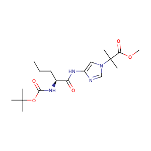 (S)-methyl 2-(4-(2-(tert-butoxycarbonylamino)pentanamido)-1H-imidazol-1-yl)-2-methylpropanoate,CAS No. .
