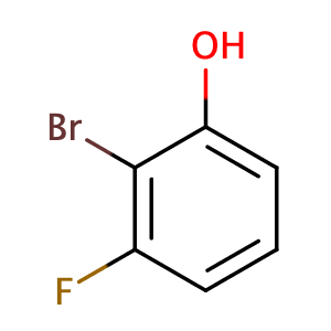 2-Bromo-3-fluorophenol,CAS No. 443-81-2.
