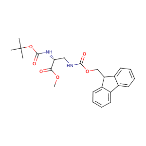 (R)-methyl 3-((((9H-fluoren-9-yl)methoxy)carbonyl)amino)-2-((tert-butoxycarbonyl)amino)propanoate,CAS No. .