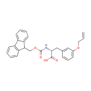 (2R)-2-(9H-Fluoren-9-ylmethoxycarbonylamino)-3-(3-prop-2-enoxyphenyl)propanoic acid,CAS No. 1217835-37-4.