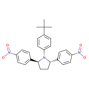 (2S,5S)-1-(4-(tert-butyl)phenyl)-2,5-bis(4-nitrophenyl)pyrrolidine ,CAS No. 1258232-92-6.
