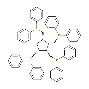 (1RS,2RS,3SR,4SR)-1,2,3,4-tetrakis((diphenylphosphanyl)methyl)cyclopentane,CAS No. 333380-86-2.