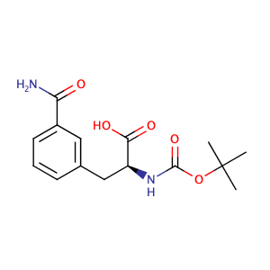 3-(aminocarbonyl)-N-[(1,1-dimethylethoxy)carbonyl]-L-Phenylalanine,CAS No. 943449-15-8.