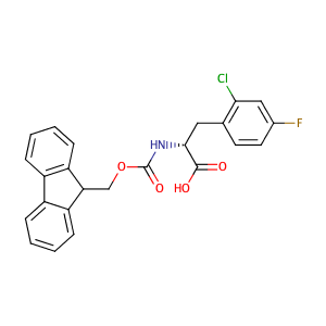 2-chloro-N-[(9H-fluoren-9-ylmethoxy)carbonyl]-4-fluoro-D-Phenylalanine,CAS No. 1217680-33-5.