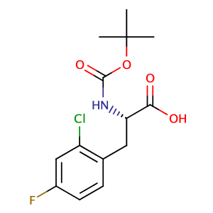 2-chloro-N-[(1,1-dimethylethoxy)carbonyl]-4-fluoro-L-Phenylalanine,CAS No. 1213887-81-0.