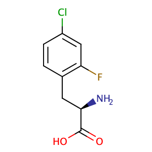 4-chloro-2-fluoro-D-Phenylalanine,CAS No. 947615-61-4.