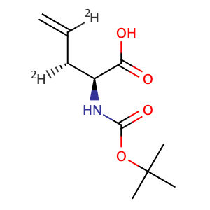 (R*,S*)-2-[[(1,1-dimethylethoxy)carbonyl]amino]-4-Pentenoic-3,4-d2 acid,CAS No. 138246-06-7.