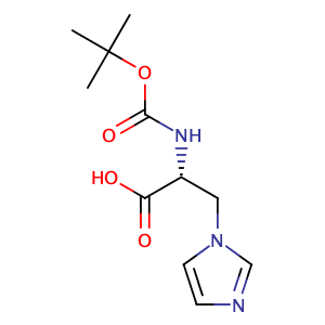 (αR)-α-[[(1,1-dimethylethoxy)carbonyl]amino]-1H-Imidazole-1-propanoic acid,CAS No. 760170-43-2.