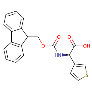 (αR)-α-[[(9H-fluoren-9-ylmethoxy)carbonyl]amino]-3-Thiopheneacetic acid,CAS No. 1217774-71-4.