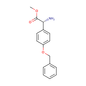 (αR)-α-amino-4-(phenylmethoxy)-Benzeneacetic acid methyl ester,CAS No. 71336-83-9.