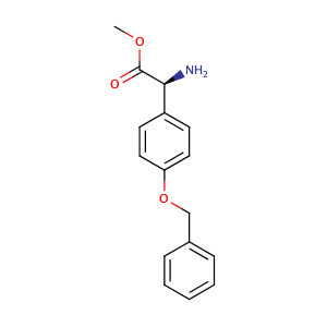 Methyl (2S)-2-amino-2-(4-benzyloxyphenyl)acetate,CAS No. 908066-52-4.