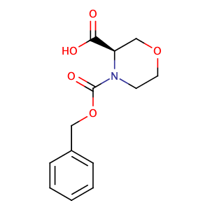 (3R)-3,4-Morpholinedicarboxylic acid 4-(phenylmethyl) ester,CAS No. 1187928-95-5.