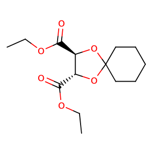 (2S,3S)-diethyl 1,4-dioxaspiro[4.5]decane-2,3-dicarboxylate,CAS No. 73069-00-8.