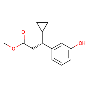 (βR)-β-cyclopropyl-3-hydroxy-Benzenepropanoic acid methyl ester,CAS No. 1142223-06-0.