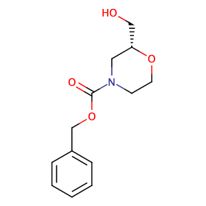 (2R)-2-(hydroxymethyl)-4-Morpholinecarboxylic acid phenylmethyl ester,CAS No. 500702-97-6.