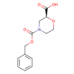 (2S)-2,4-Morpholinedicarboxylic acid 4-(phenylmethyl) ester,CAS No. 1439373-47-3.