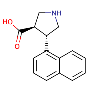 (3R,4S)-rel-4-(1-naphthalenyl)-3-Pyrrolidinecarboxylic acid,CAS No. 1330830-32-4.