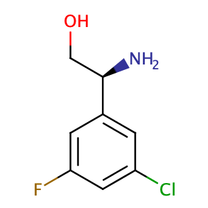 (βS)-β-amino-3-chloro-5-fluoro-Benzeneethanol,CAS No. 1213574-69-6.