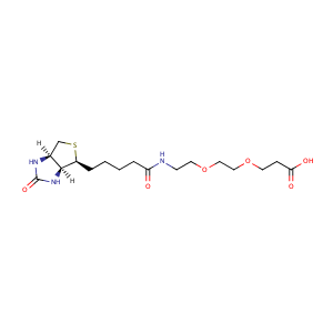 rel-3-[2-[2-[[5-[(3aR,4R,6aS)-Hexahydro-2-oxo-1H-thieno[3,4-d]imidazol-4-yl]-1-oxopentyl]amino]ethoxy]ethoxy]propanoic acid,CAS No. 1365655-89-5.