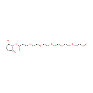 4,7,10,13,16,19-Hexaoxaeicosanoic acid 2,5-dioxo-1-pyrrolidinyl ester,CAS No. 1449390-12-8.