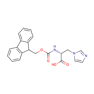 (αR)-α-[[(9H-fluoren-9-ylmethoxy)carbonyl]amino]-1H-Imidazole-1-propanoic acid,CAS No. 1217735-06-2.