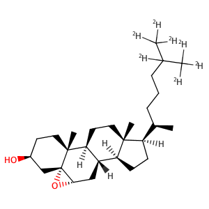 cholestanol, 5α,6α-epoxy-d7,CAS No. 127685-38-5.