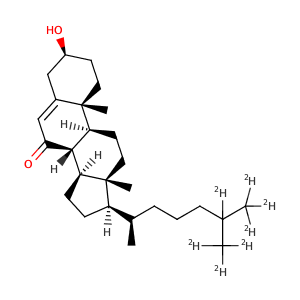 3-hydroxy-5-cholestene-7-one-d7,CAS No. 127684-08-6.